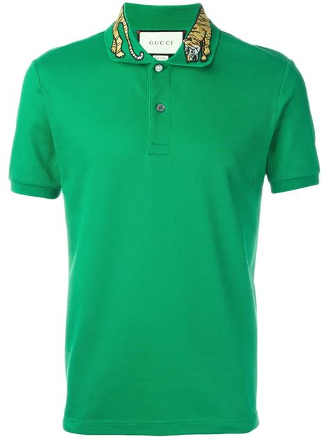 gucci men's green polo|gucci polo shirts men's sale.